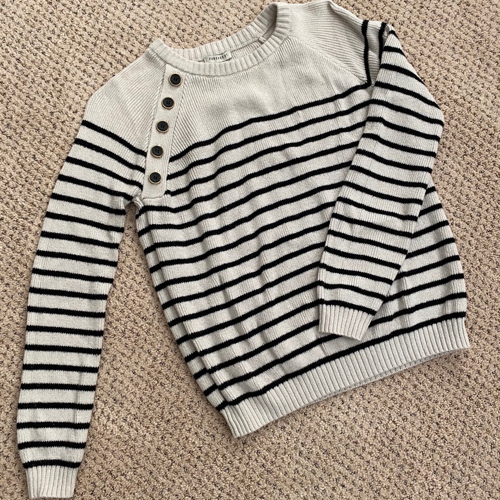 Striped sweater, size S
